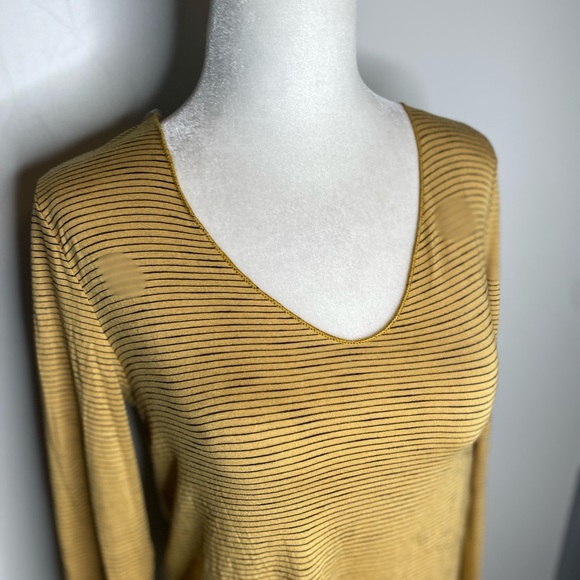 Mod Ref everyday stripes modal Tee YELLOW - Picture 5 of 10